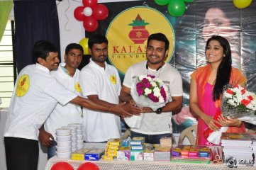 Rashmi Goutham And Getup Srinu At Akshara Kalasha Foundation